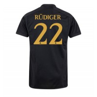 Real Madrid Antonio Rudiger #22 Tredje Tröja 2023-24 Korta ärmar